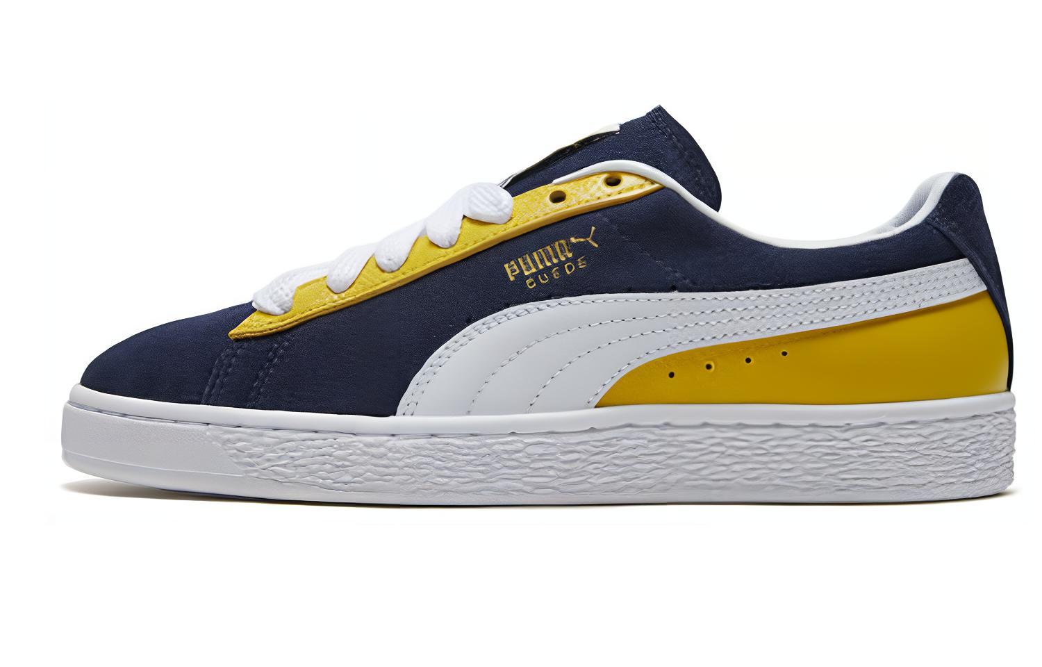 Кеды женские PUMA Suede Classic Block blue yellow