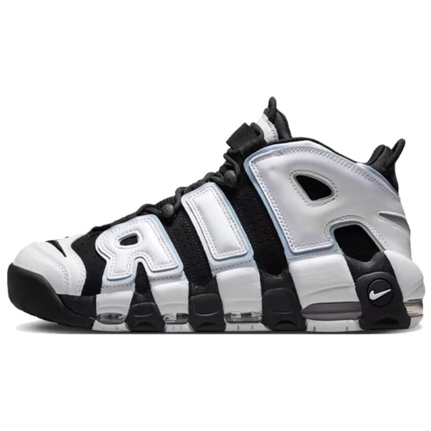 Кроссовки унисекс Nike Air More Uptempo Mid черные, 42 EU