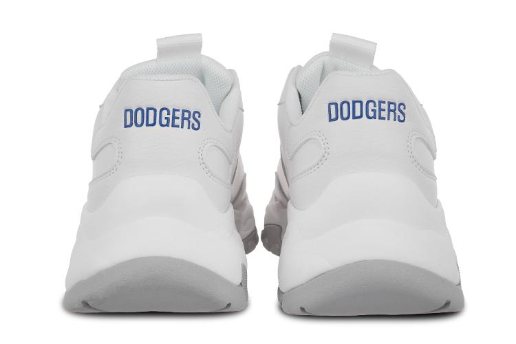 Кроссовки унисекс MLB Big Ball Chunky Los Angeles белые и синие