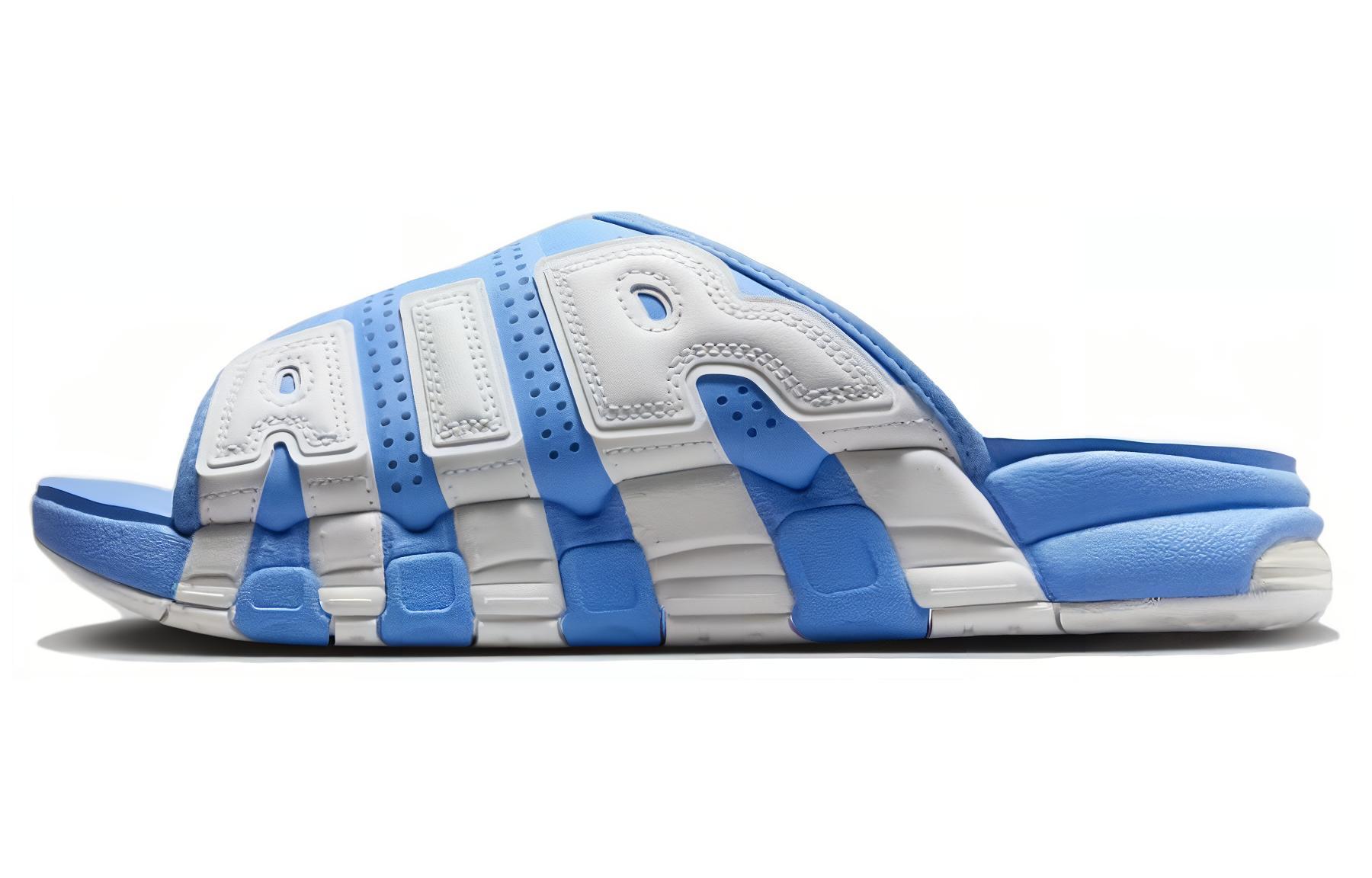 Шлепанцы унисекс Nike Air More Uptempo University Blue