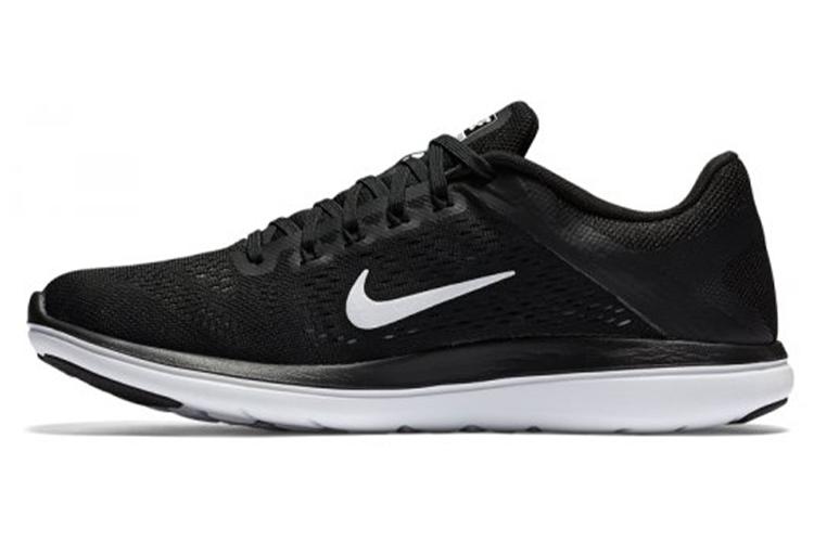 Кроссовки женские Nike Flex 2016 RN черно-белые