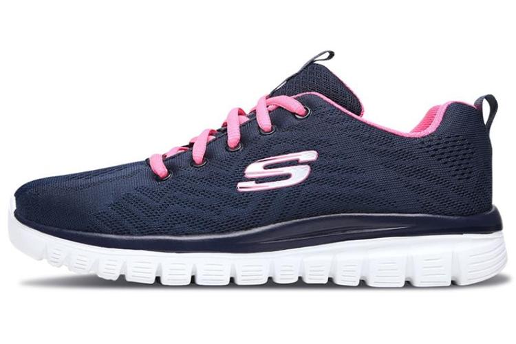 Кроссовки женские Skechers Graceful Get Connected синий/белый/розовый, 35.5 EU