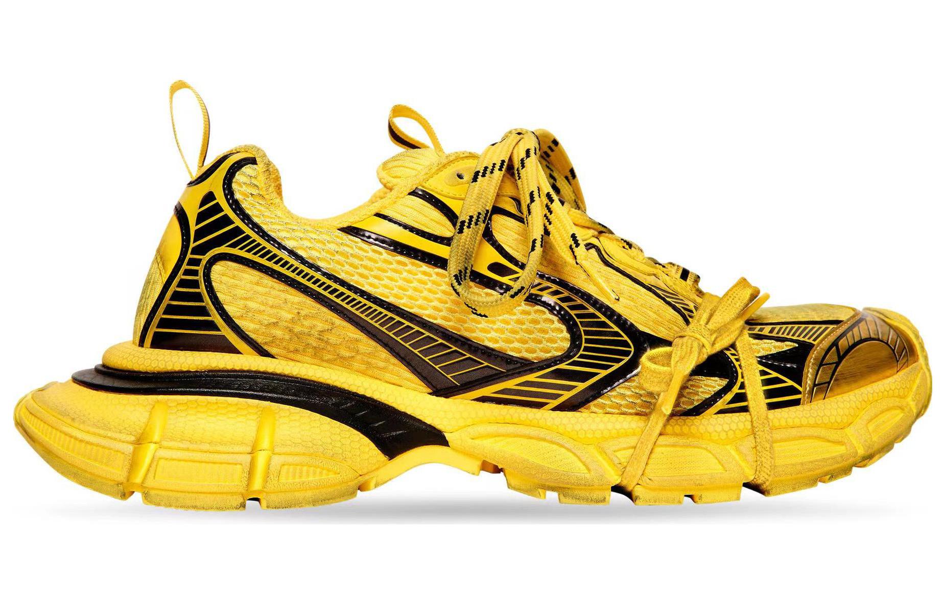 Кроссовки мужские Balenciaga 3XL желтые, 41 EU