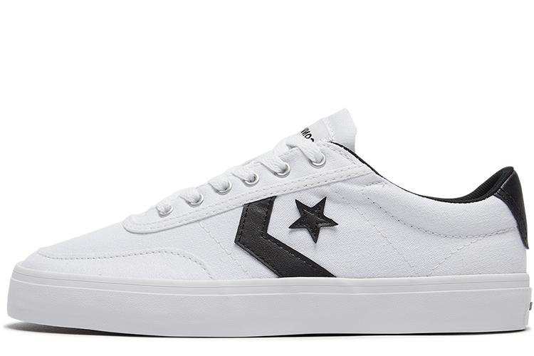 Кеды унисекс Converse Star Replay Low Top 160817C белые, черные, 42 EU