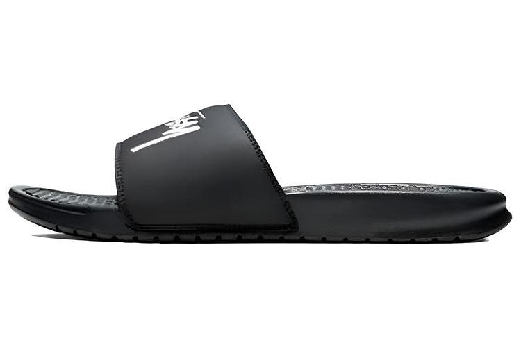 Шлепанцы унисекс Nike X Stussy Benassi 'Off Noir', off noir, 38.5 EU