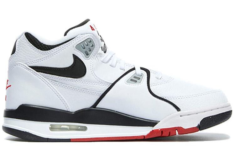 Кроссовки унисекс Nike Air Flight 89 Mid белые, черные, красные, 42 EU