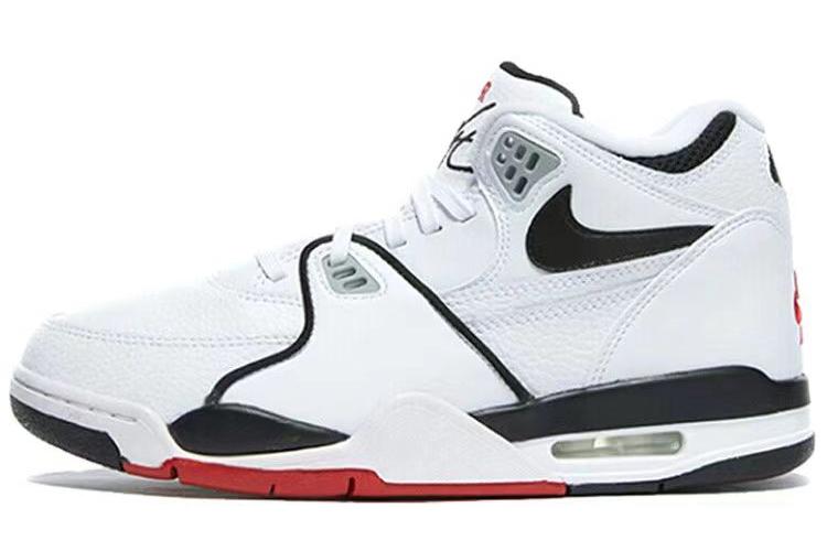 Кроссовки унисекс Nike Air Flight 89 Mid белые, черные, красные, 42 EU