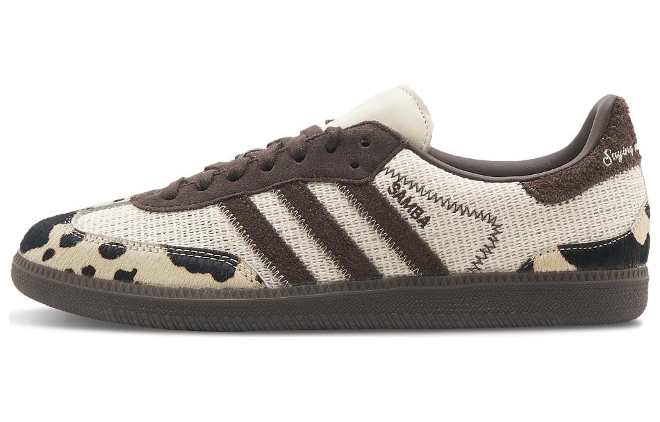 Кроссовки унисекс Adidas Notitle X Samba Og 'Cow Print', beige brown black