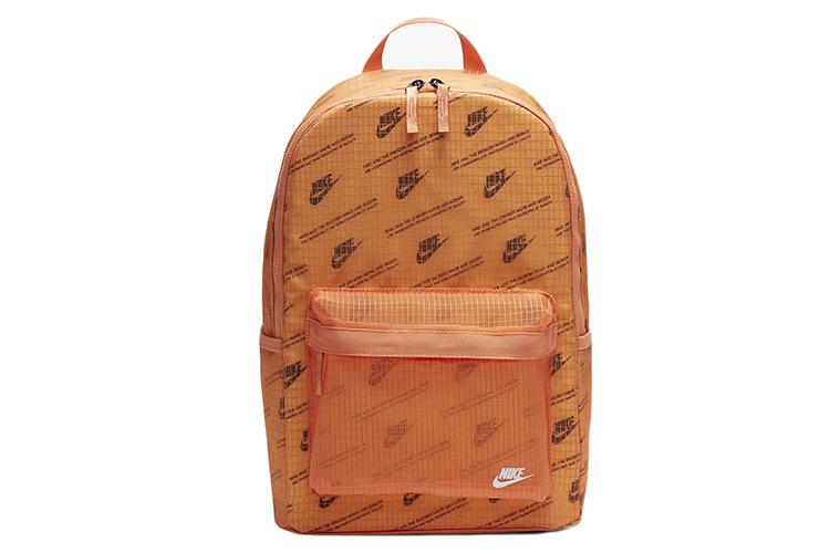 Рюкзак унисекс Nike Heritage Polyamide оранжевый