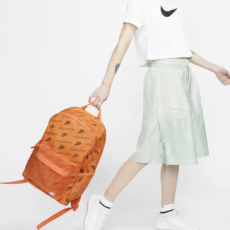Рюкзак унисекс Nike Heritage Polyamide оранжевый