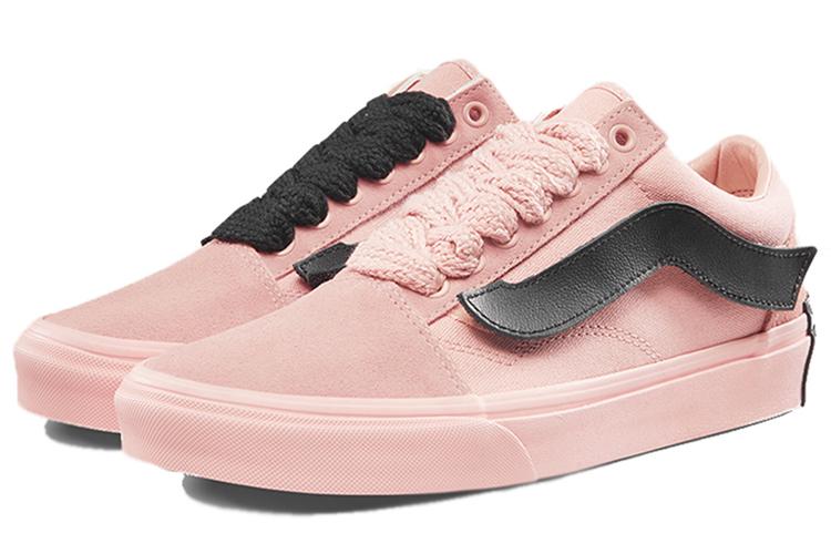 Кроссовки унисекс Vans Old Skool X Purlicue черные, розовые, 43 EU