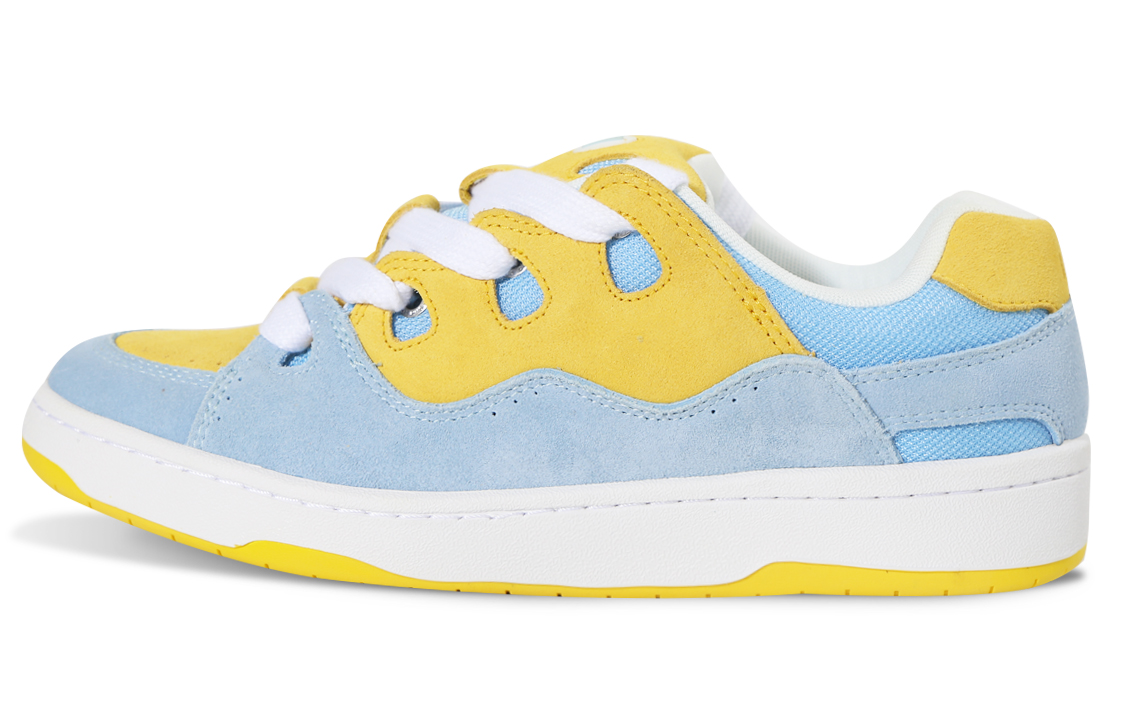 Кроссовки унисекс Ollieskate Bake синие и желтые, 35 EU