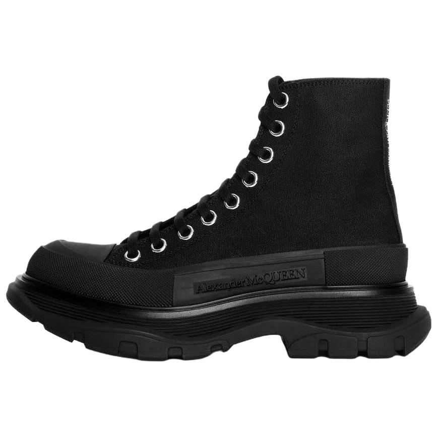 Ботинки женские Alexander McQueen Tread Slick Boots, triple black