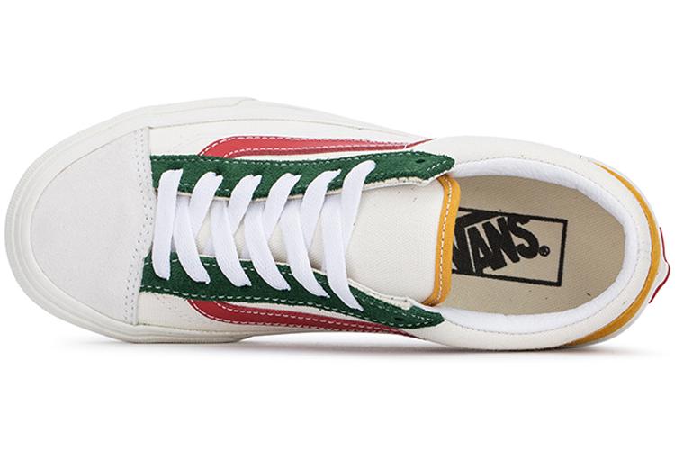 Кроссовки унисекс Vans Style 36 белые, красные, 40.5 EU