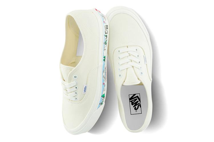Кроссовки унисекс Vans Authentic 44 Dx Anaheim Factory Scene AT белые-голубые, 44.5 EU