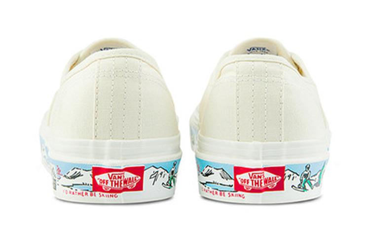 Кроссовки унисекс Vans Authentic 44 Dx Anaheim Factory Scene AT белые-голубые, 44.5 EU