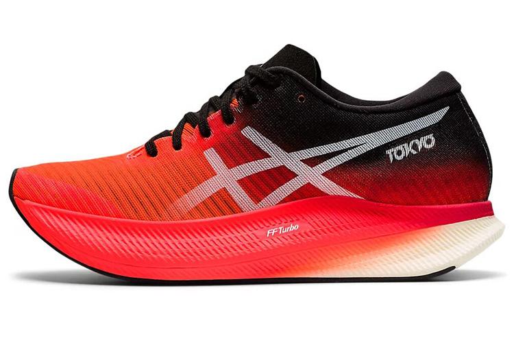 Кроссовки женские ASICS Metaspeed Sky Tokyo оранжево-черные, 37 EU