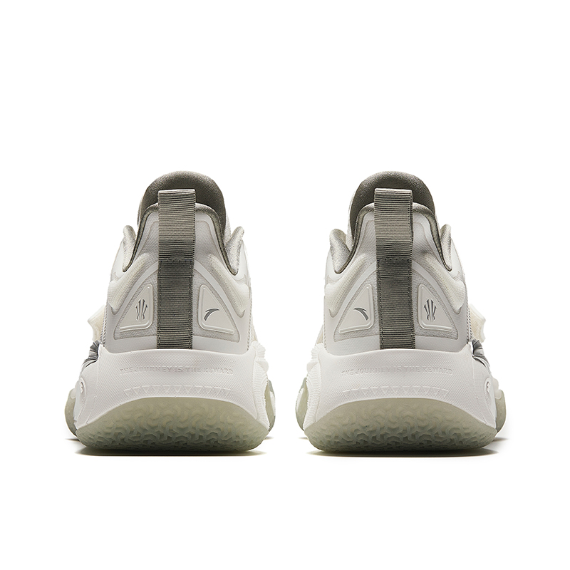 Кроссовки унисекс ANTA Kai 1 Triple White, papyrus white/pearlescent gray, 37.5 EU