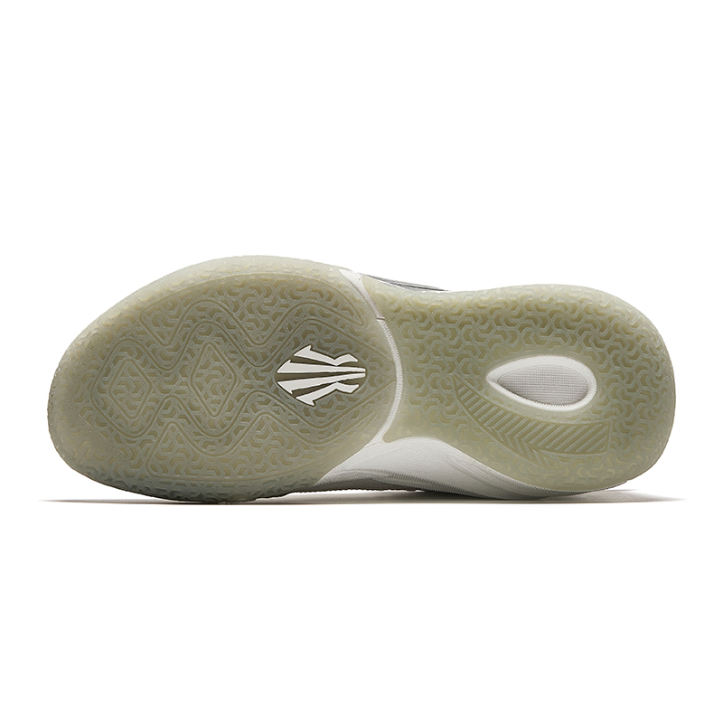 Кроссовки унисекс ANTA Kai 1 Triple White, papyrus white/pearlescent gray, 37.5 EU