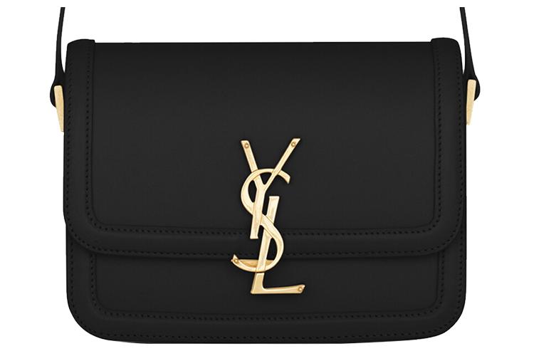 Кроссбоди-сумка женская SAINT LAURENT SOLFERINO черная, малого размера