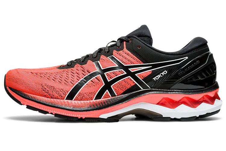 Кроссовки мужские ASICS Gel-Kayano 27 Tokyo оранжевые-черные, 45 EU