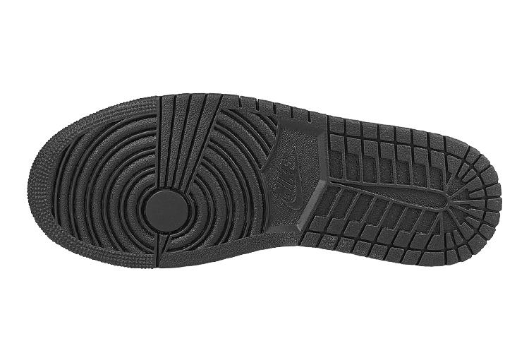 Кроссовки мужские Jordan Air Jordan 1 Low черные, белые, серые, 44.5 EU