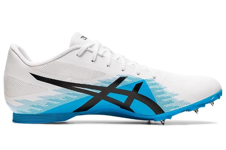 Шиповки ASICS Hyper Sprint 7 белые/синие, 40.5 EU