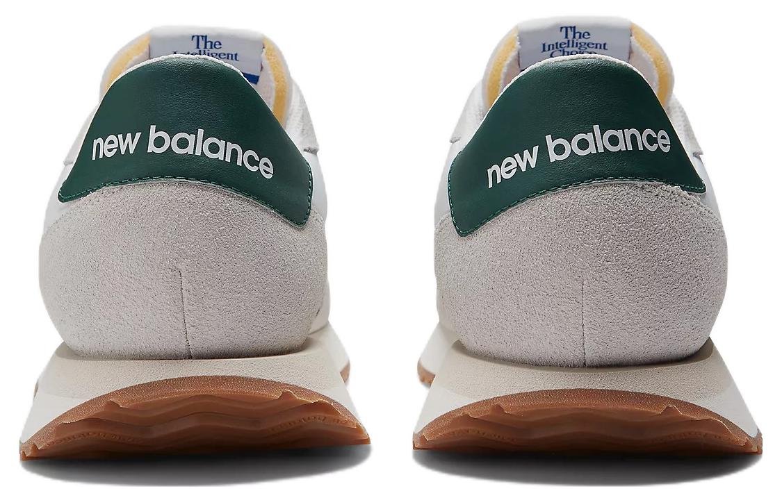 Кроссовки унисекс New Balance 237, cloud grey night green, 37.5 EU