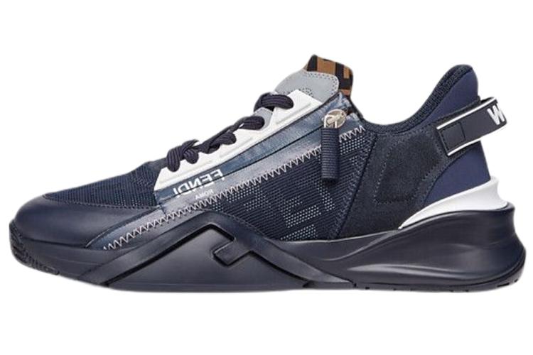 Кроссовки мужские FENDI Flow Slip On, navy, 44 EU