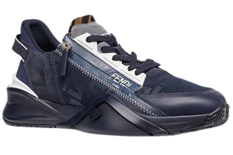 Кроссовки мужские FENDI Flow Slip On, navy, 44 EU