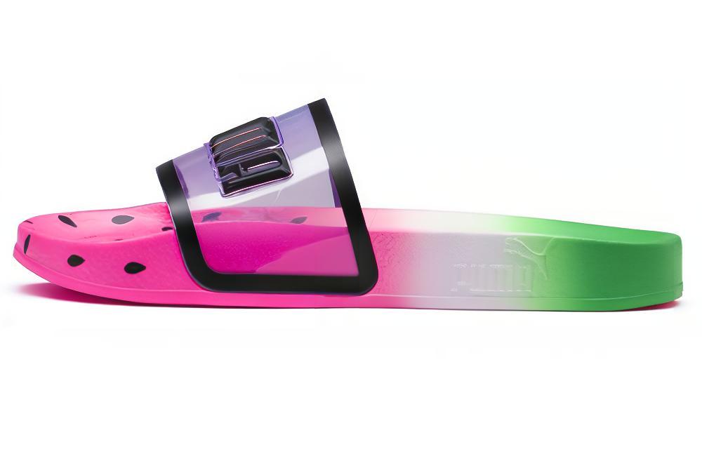 Шлепанцы женские PUMA Leadcat Candy Princess красные, зеленые, 38 EU