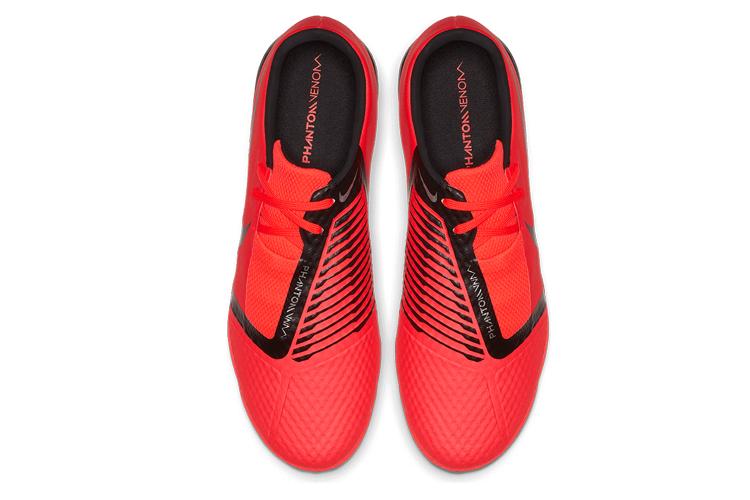 Бутсы унисекс Nike PhantomVNM Academy TF ярко-красные, 38 EU