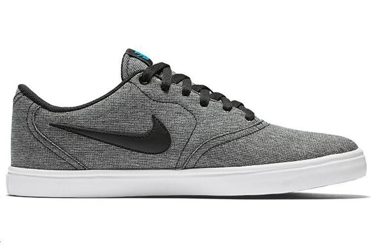 Кроссовки унисекс Nike Check Solarsoft Canvas SB черные, 36.5 EU