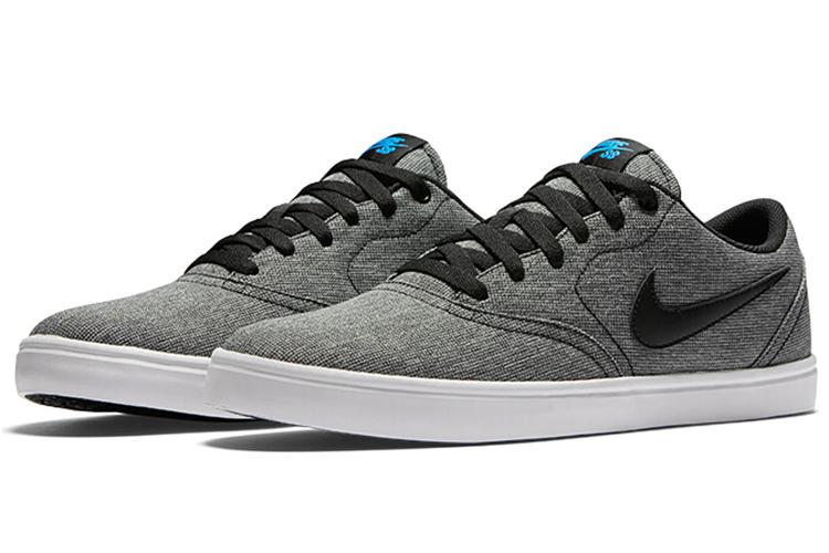 Кроссовки унисекс Nike Check Solarsoft Canvas SB черные, 36.5 EU