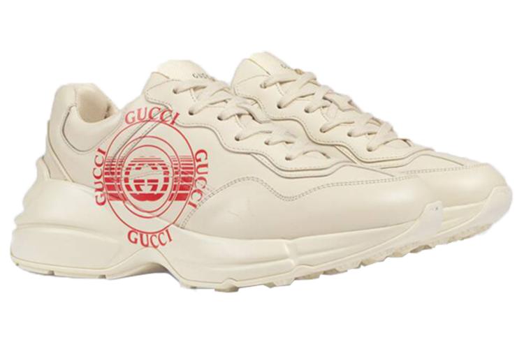 Кроссовки женские GUCCI Rhyton Disk Print ivory, 35 EU