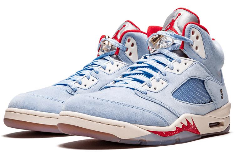 Кеды мужские Air Jordan 5 Retro Trophy Room ice blue, 40 EU
