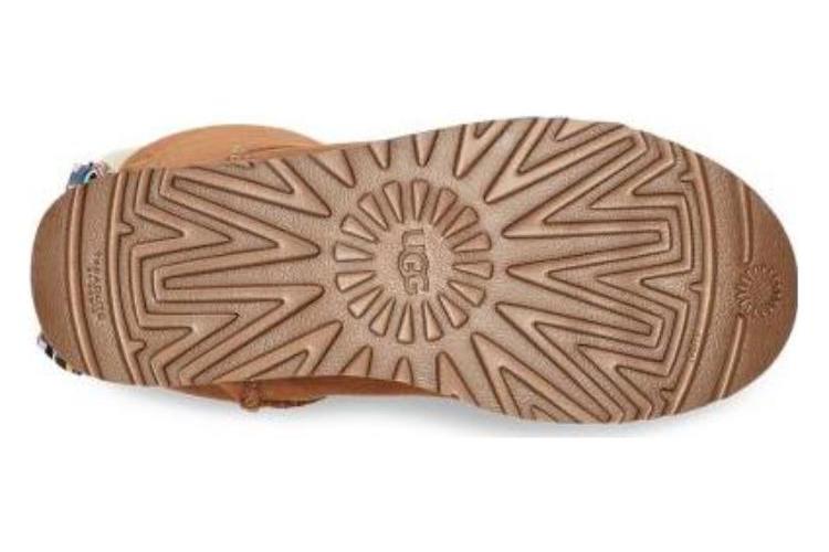 Снеговые сапоги женские UGG Bailey Bow коричневые, 38 EU