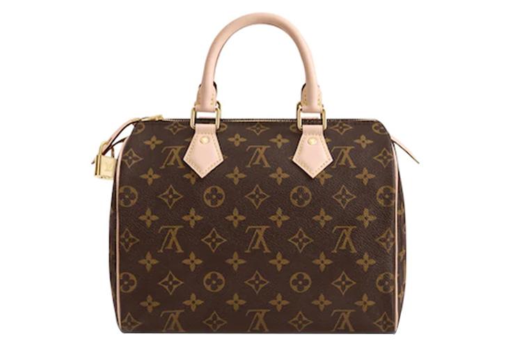 Женская сумка LOUIS VUITTON Speedy Bandouliere Monogram 25 коричневая
