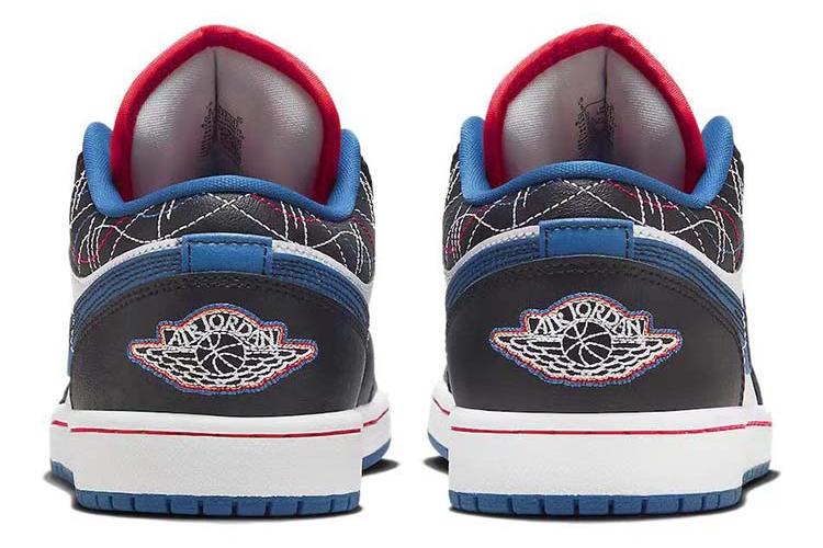 Кроссовки мужские Jordan Air Jordan 1 Low белые и черные, 41 EU