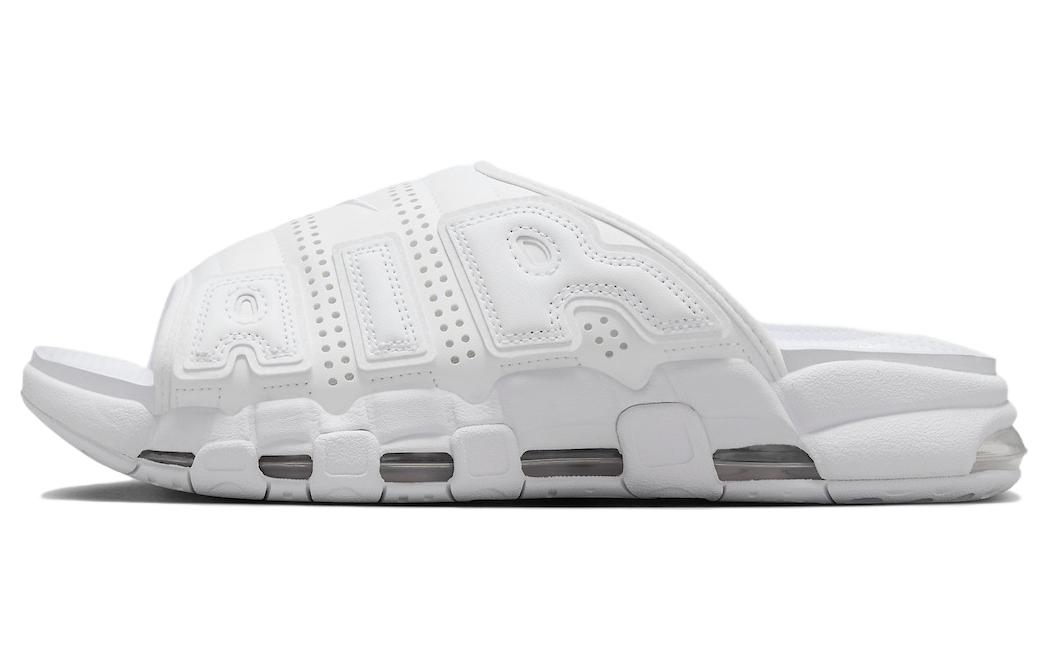 Шлепанцы унисекс Nike Air More Uptempo Slides белые