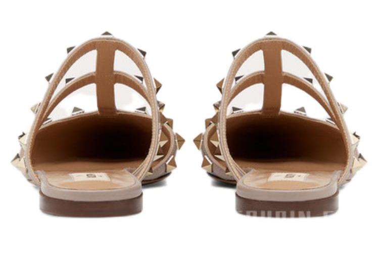 Шлепанцы женские Valentino Garavani Rockstud черные, 36 EU