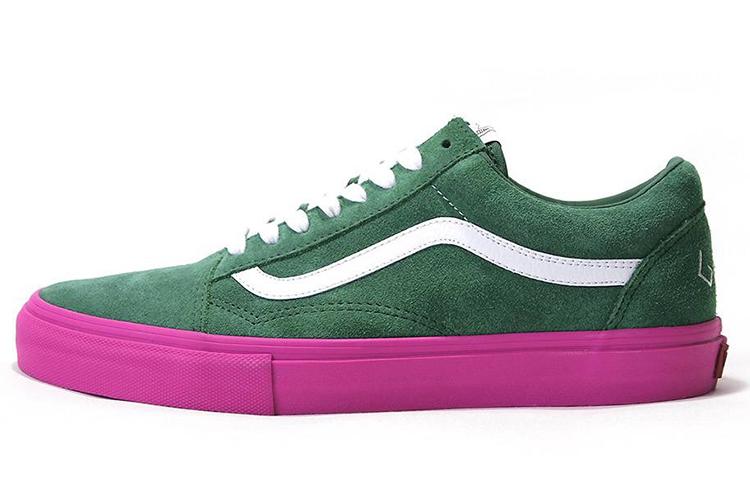 Спортивные кеды унисекс Vans Golf Wang X Old Skool Pro 'S', зеленые-розовые