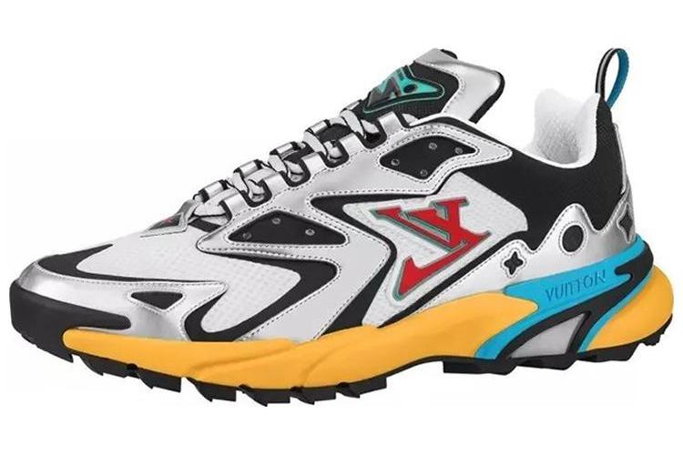 Кроссовки мужские LOUIS VUITTON Lv Runner Tatic серебристые, 41 EU