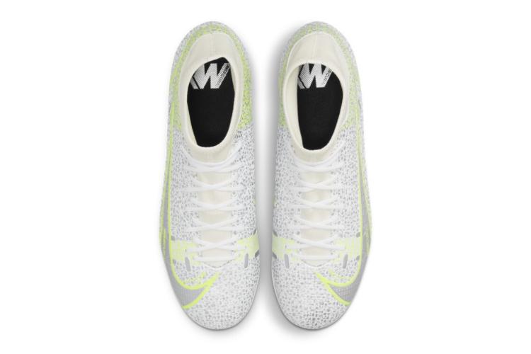 Футбольные бутсы мужские Nike Mercurial Superfly 8 Ag белые, зеленые, 45 EU