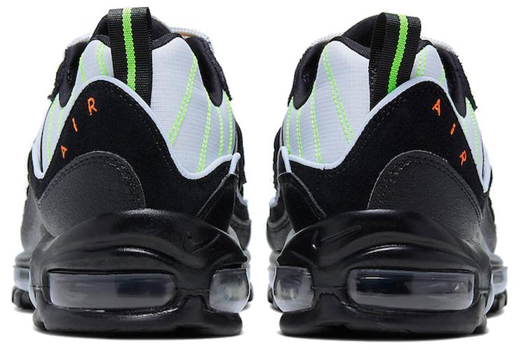Кроссовки мужские Nike Air Max 98 Highlighter черные-белые, 42.5 EU