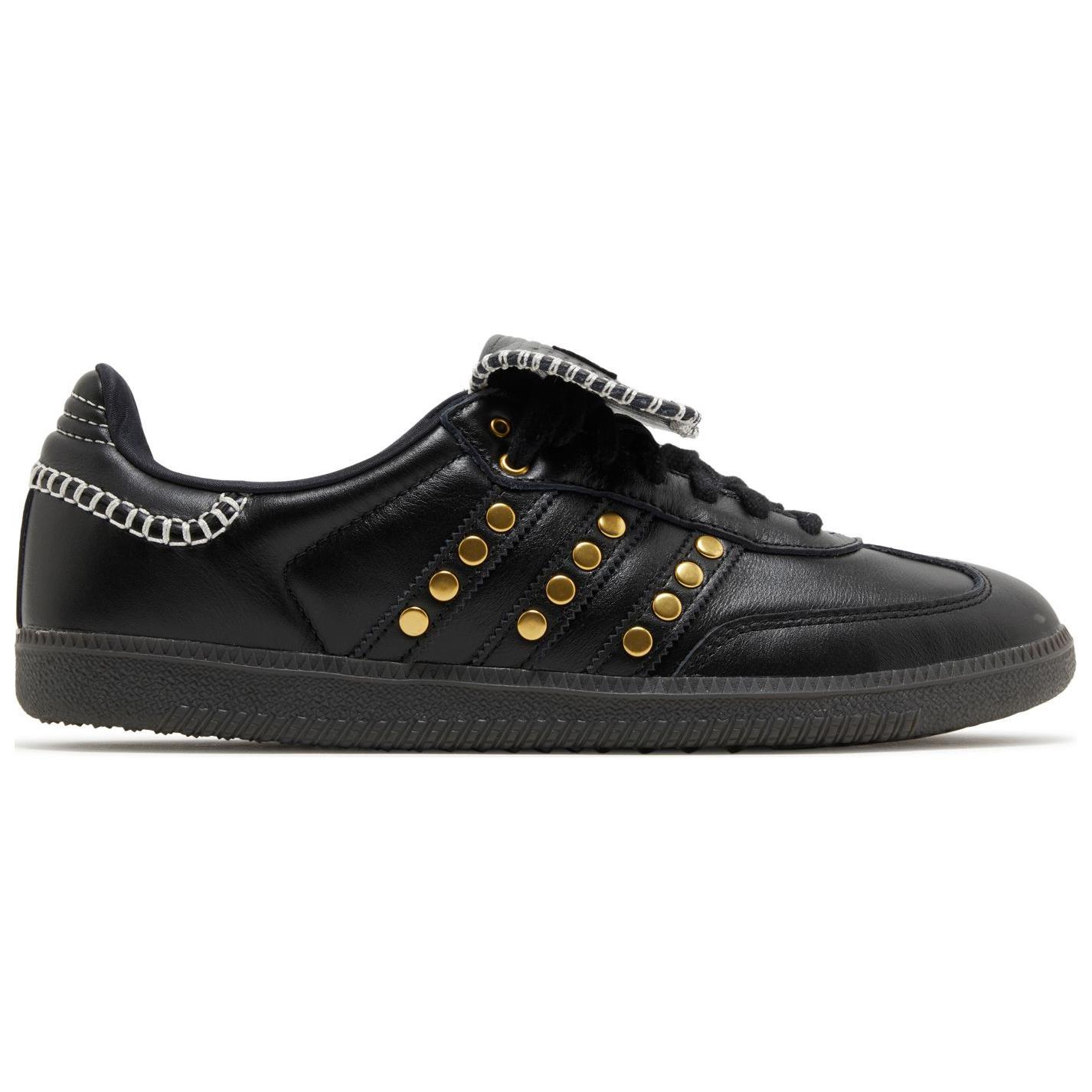 Кроссовки унисекс Adidas Samba Studded Pack черные, 40 2/3 EU