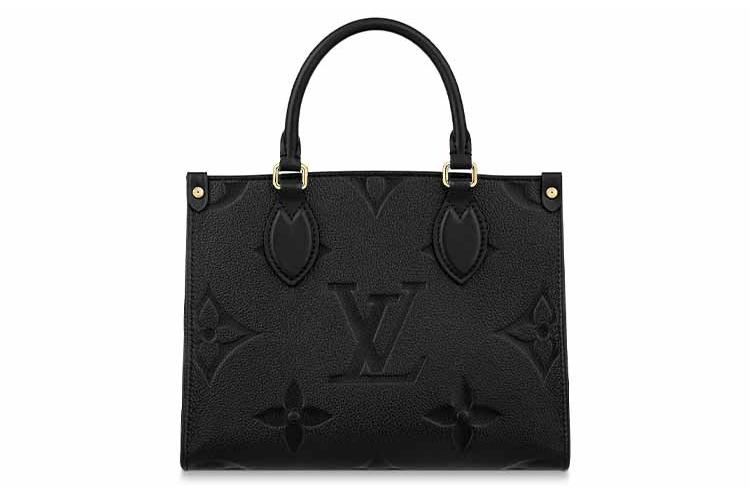 Сумка женская LOUIS VUITTON Onthego Empreinte PM черная