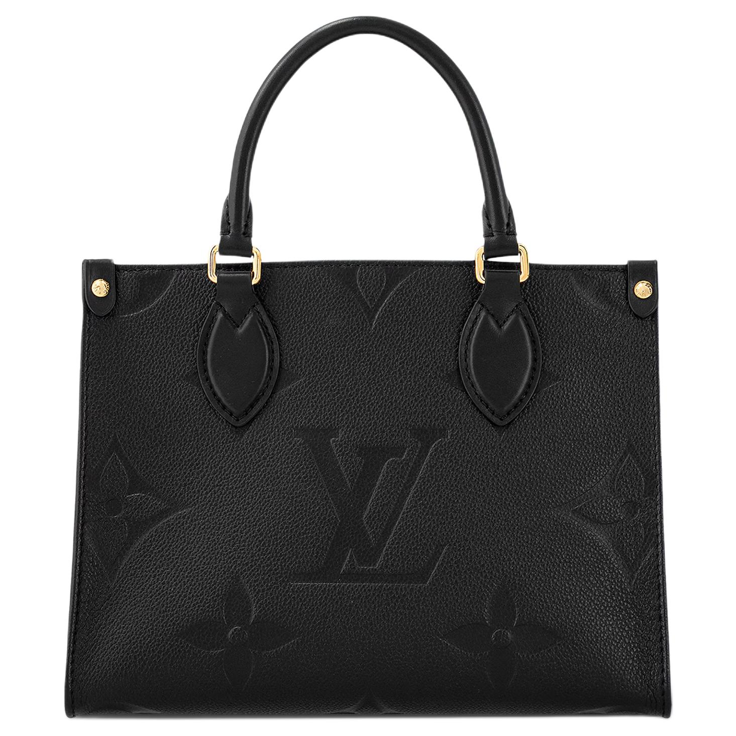 Сумка женская LOUIS VUITTON Onthego Empreinte PM черная