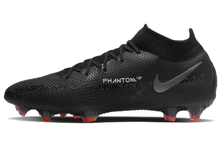 Футбольные бутсы мужские Nike Phantom GT2 DF Elite FG черные-серые