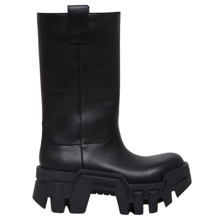 Сапоги женские Balenciaga Bulldozer Boots черные, 37 EU